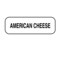 Nevs American Cheese Label 1/2" x 1-1/2" DIET-400 - alternate 1